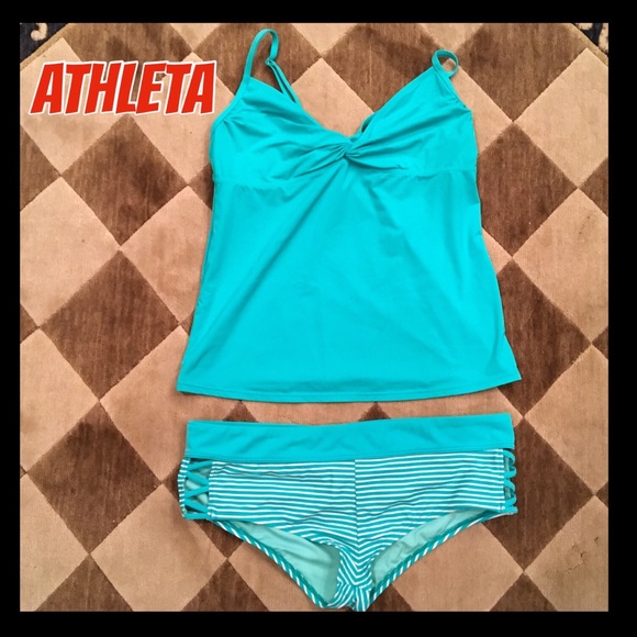 Athleta Swim Athleta Aqua Tankini Bathing Suit Poshmark